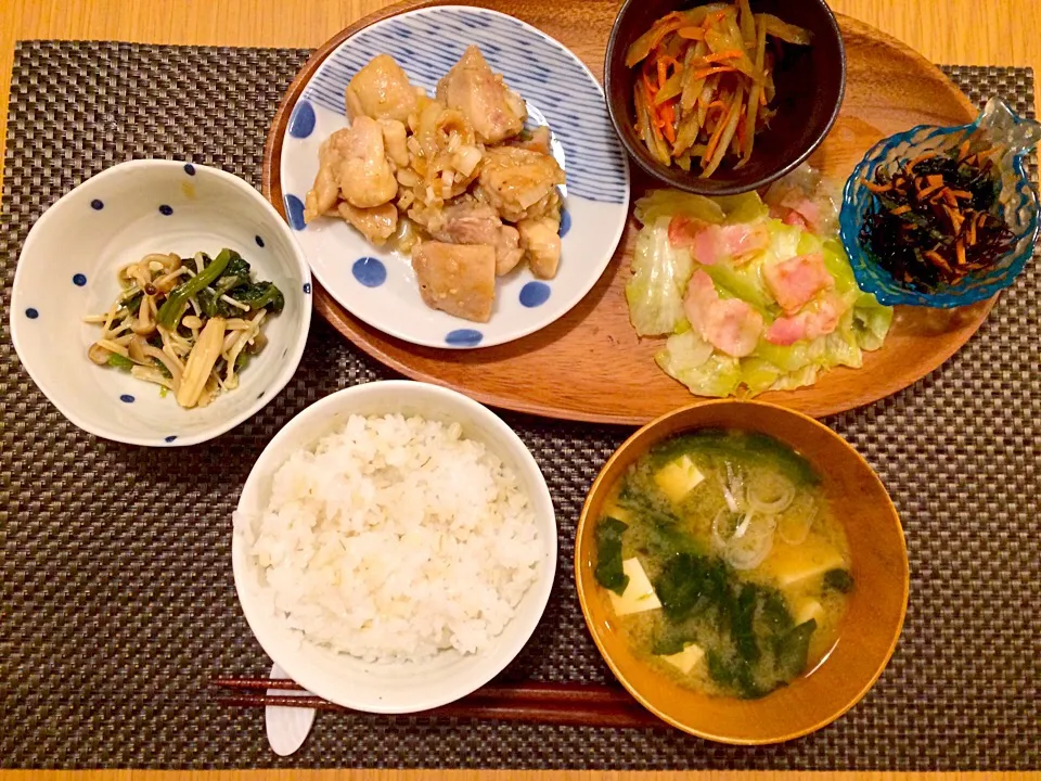 Snapdishの料理写真:晩飯|りんごーさん