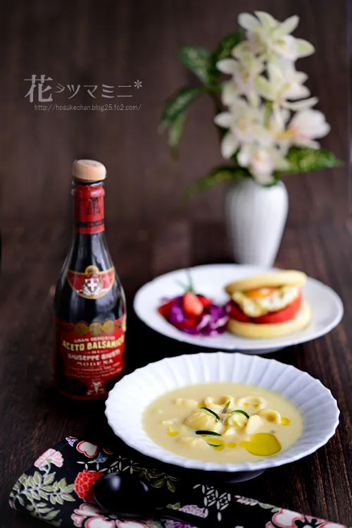 「キャベツのポタージュオレキエッテ」 #花ヲツマミニ|ほ助さん