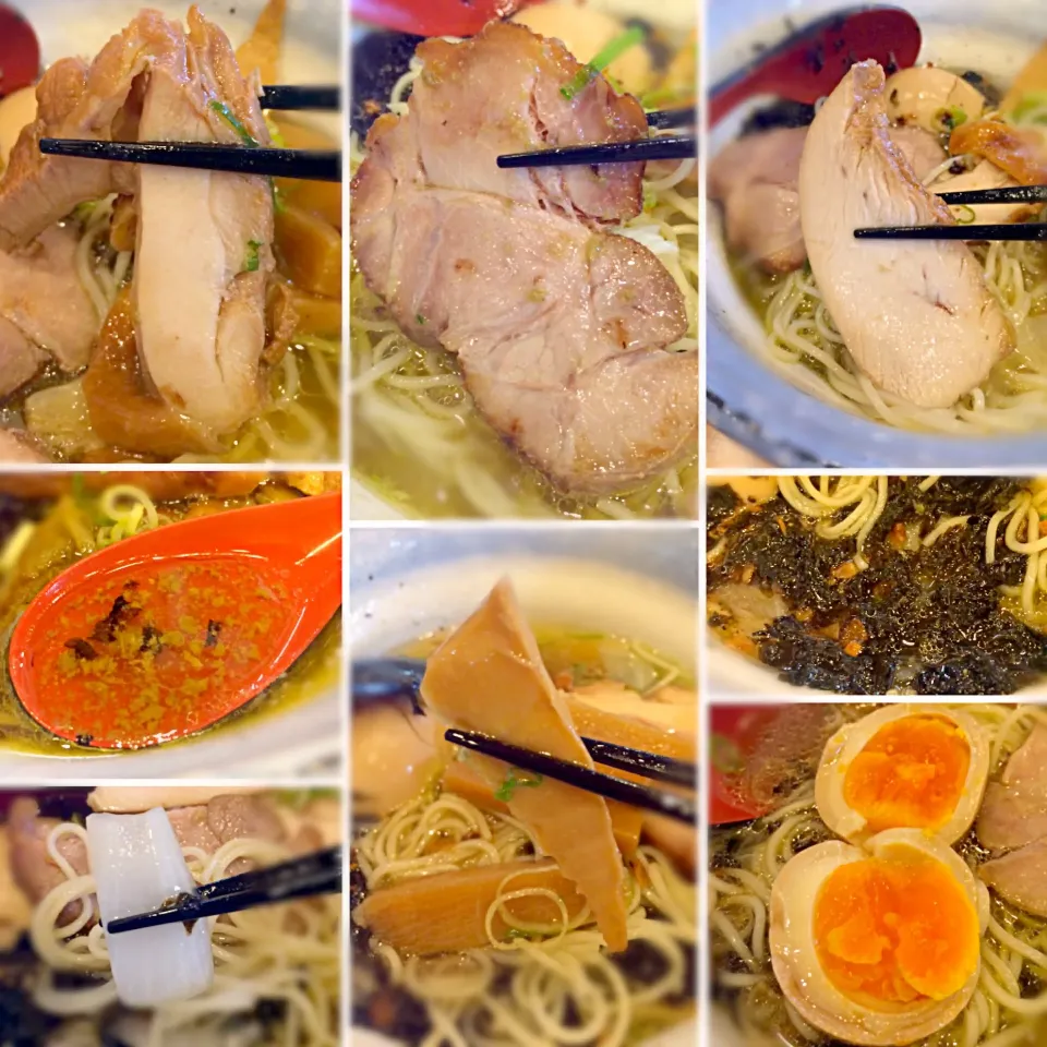 Snapdishの料理写真:あれやこれや。麺場Voyage全部のせすごーいいっぱいでした〜((* ´艸｀))|morimi32さん