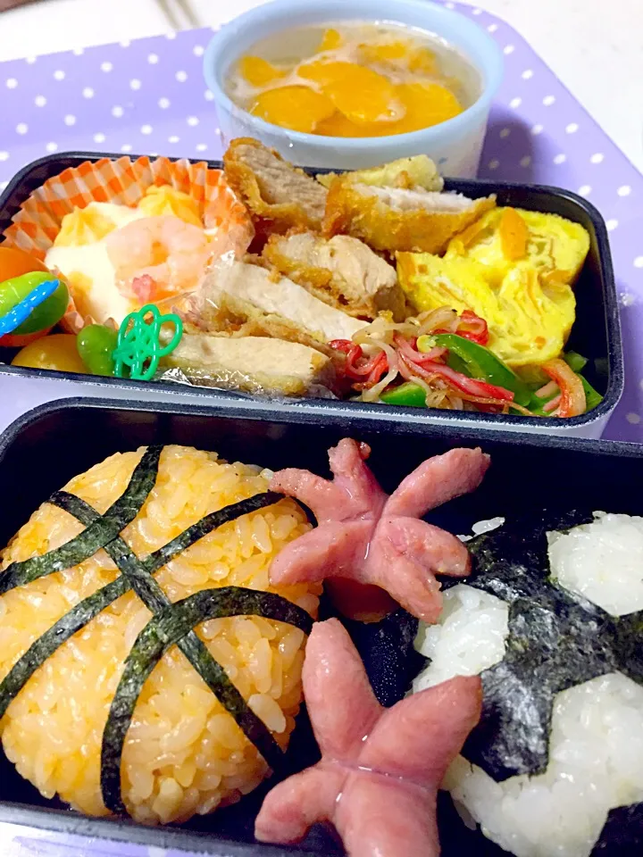 Snapdishの料理写真:ムスメ弁当。|cicocoさん