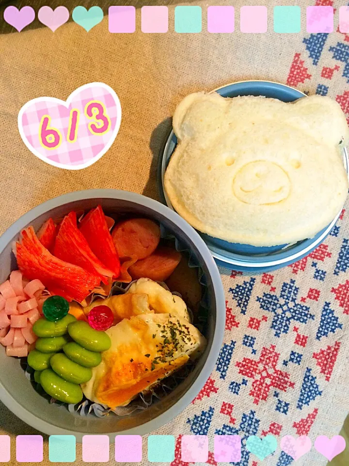 Snapdishの料理写真:クマサンド（≧∇≦）♡|ともさん