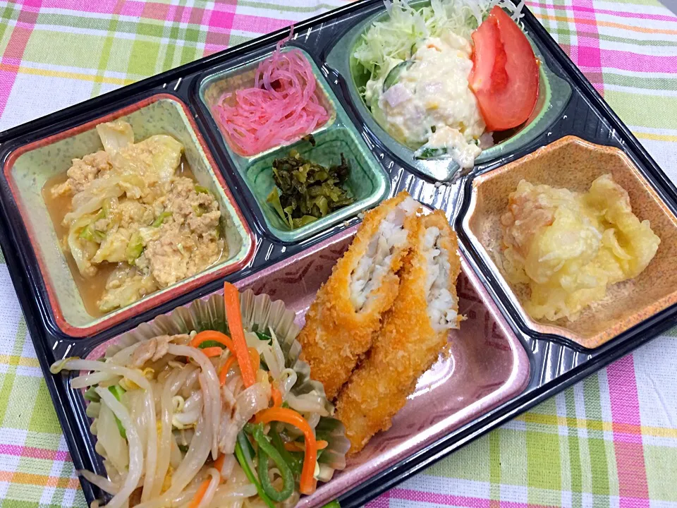 豚ニラキムチもやし炒め 日替わり弁当 豊川市宅配|Naokazu Kuritaさん