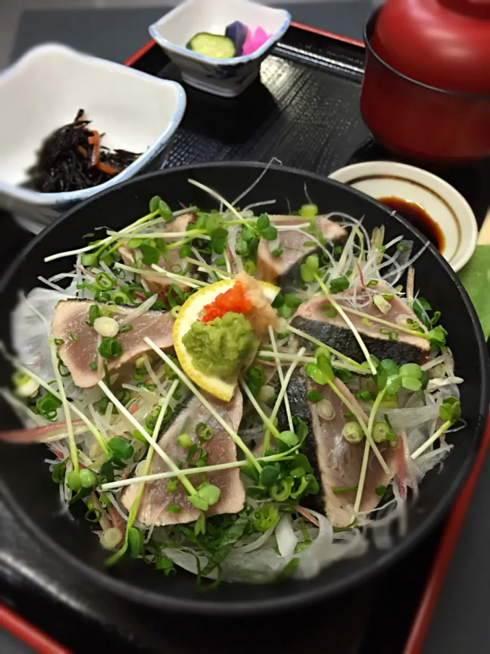 ランチ 鰹丼|料理長さん