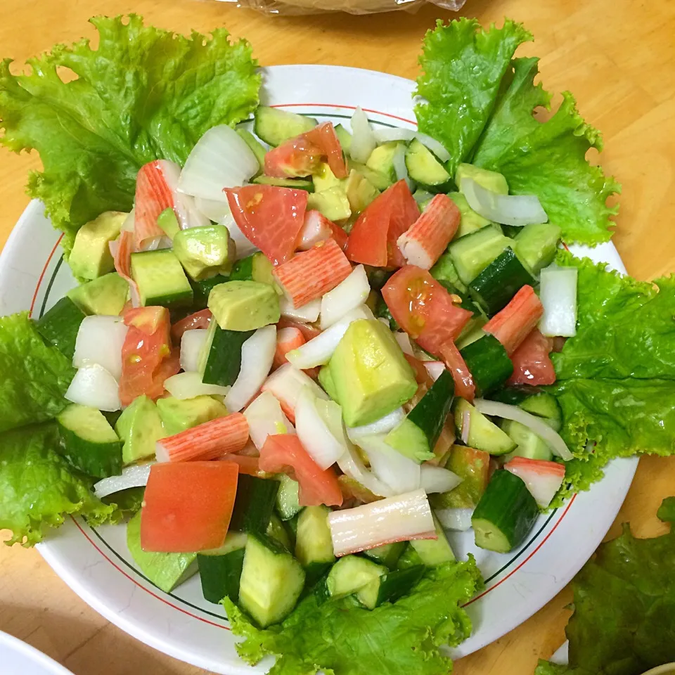 mix veggie salad|gachiyunaoさん