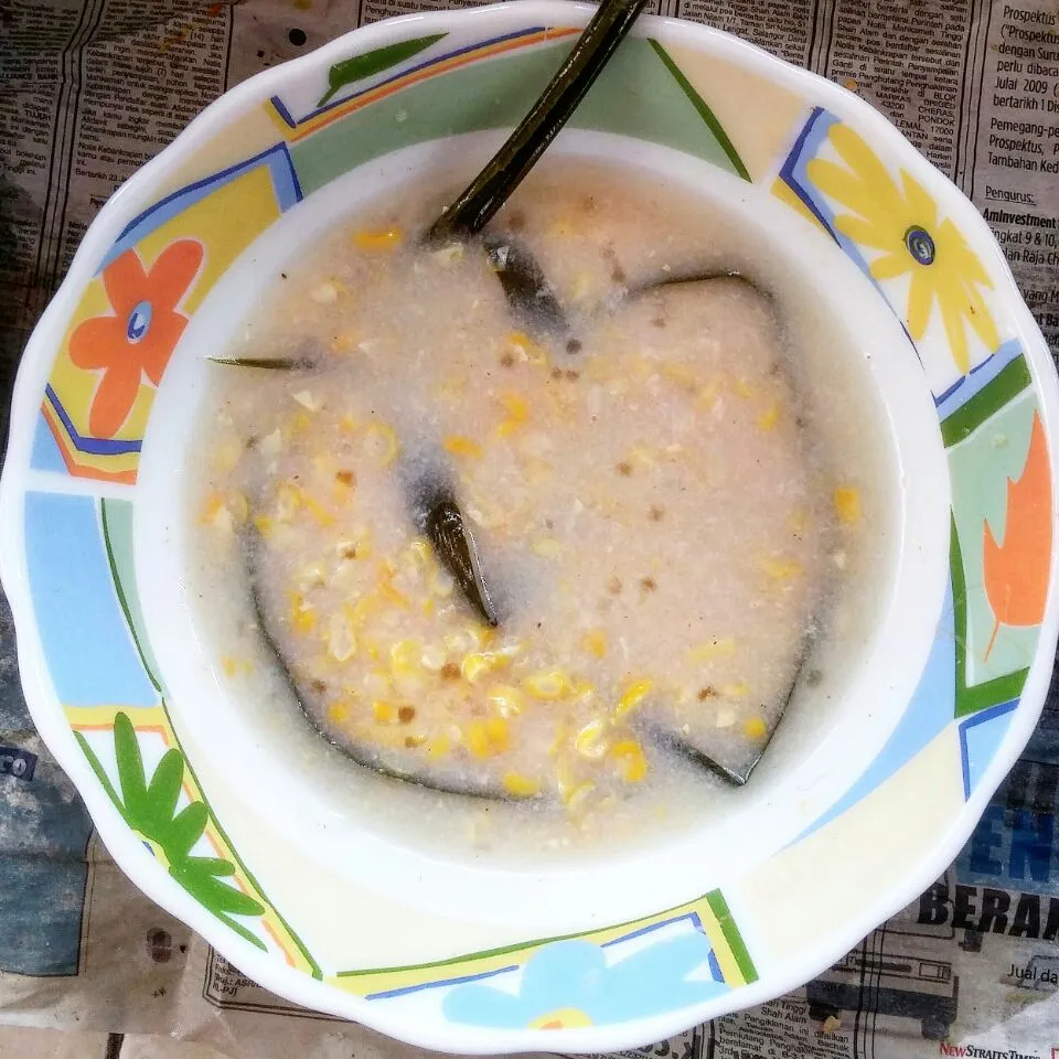 Bubur Jagung - Sweet Corn in Coconut Milk Syrup|FooDin'sさん