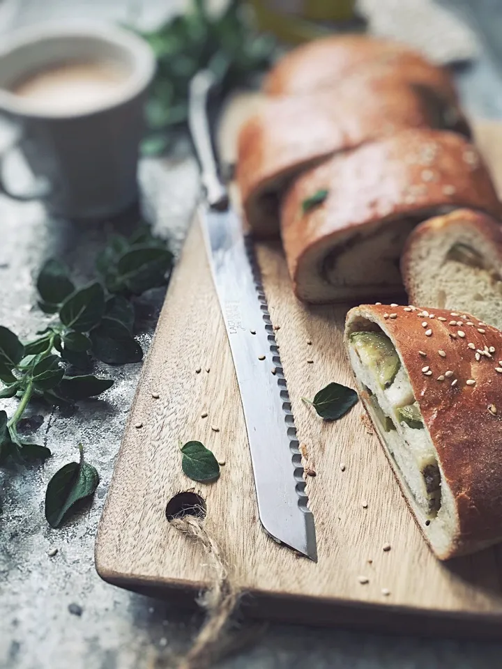 Zucchini and anchovy bread,inspired by Kazumix San|rick chanさん