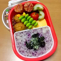 Snapdishの料理写真:ミニーのり弁！|そらおママさん