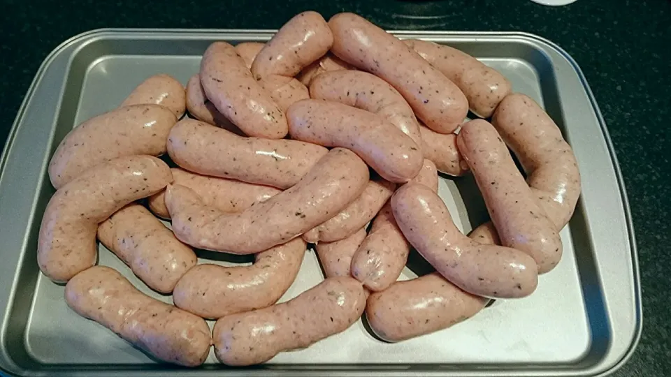 homemade Lincolnshire sausages|The Missing Linkさん