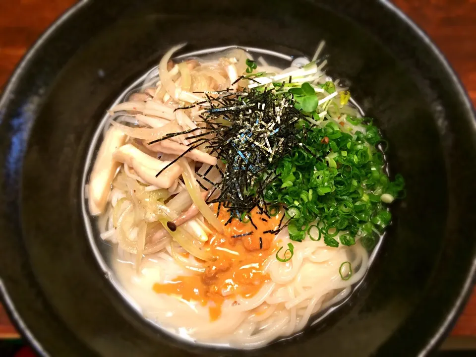 練りウニ豆乳そうめん1|半田手延べそうめんの店 阿波や壱兆さん
