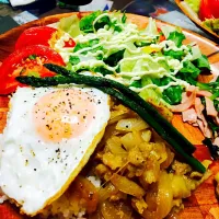 Snapdishの料理写真:豚肉のレモンバター炒めカフェプレート風|C-or!さん