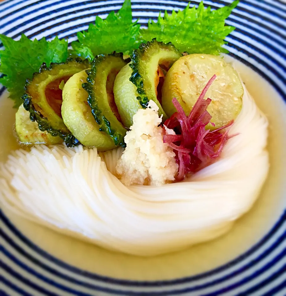 今年も素麺で粋りましたよ〜📢|もとぱんさん