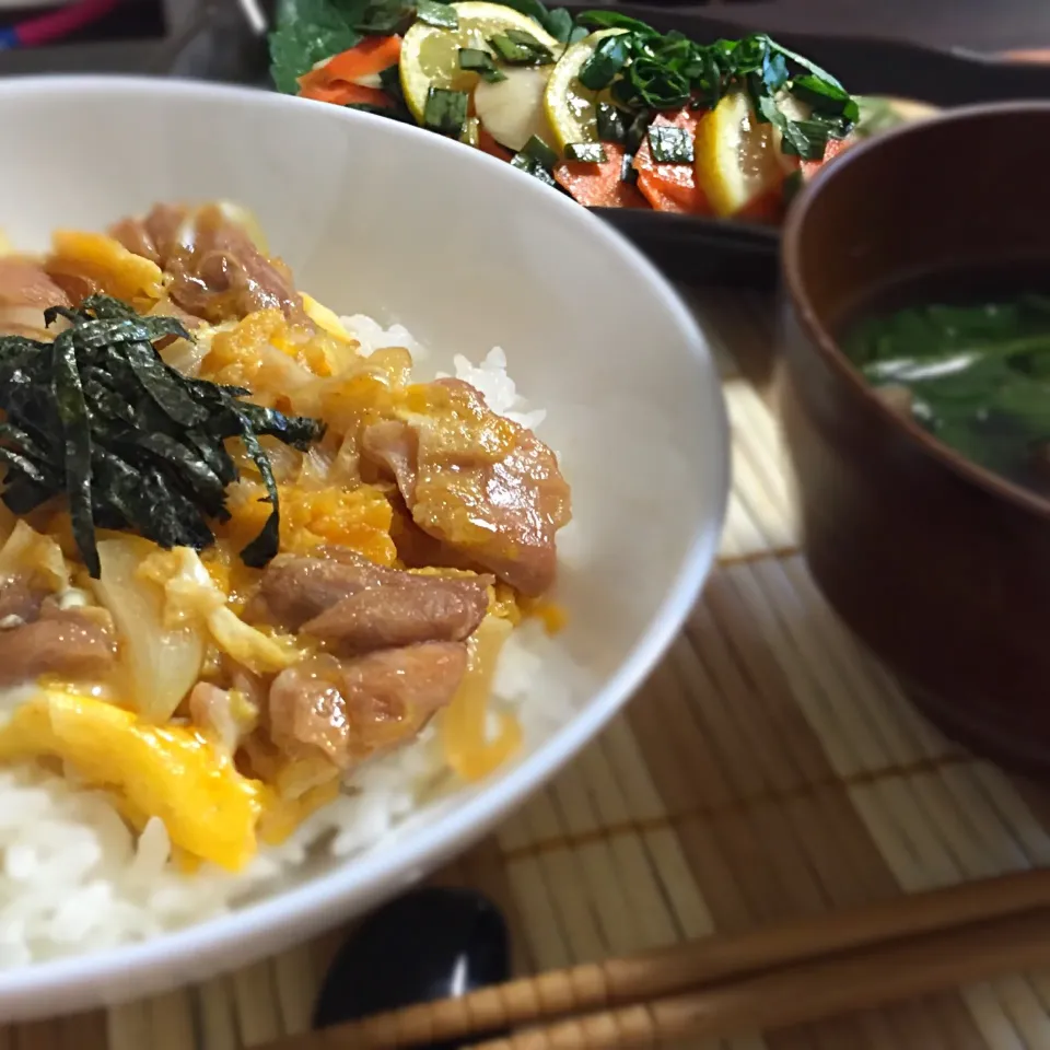 夕食◎ 親子丼|しょちちさん