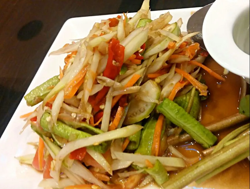 ตำลาว
papaya salad... Very hot|ครัวอิอ้วน... Chubby Cookさん