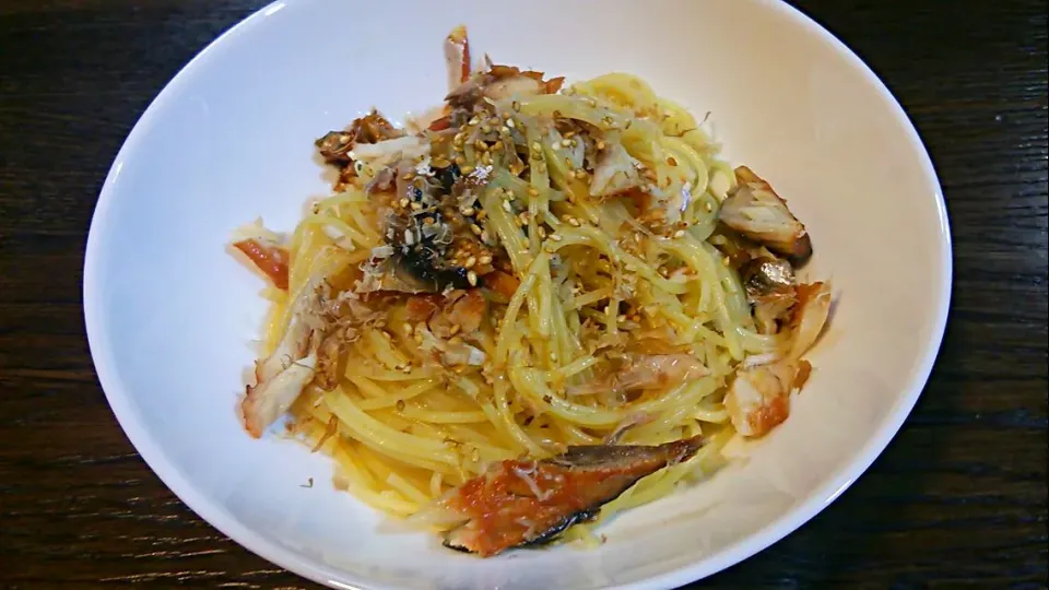 和風焼き鯖パスタ|takaponさん