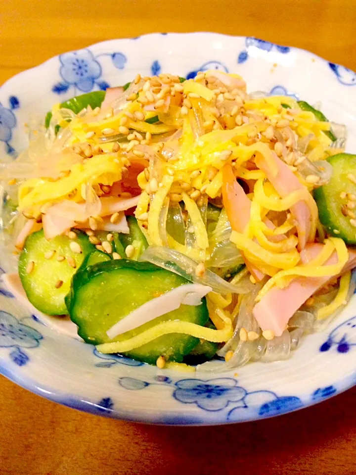 春雨の酢の物💕葛切りで|まいりさん