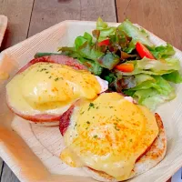 Egg Benedict #egg #benedict #eggbenedict #Breakfast/Brunch #gramcafe|Pupe Taksapannさん