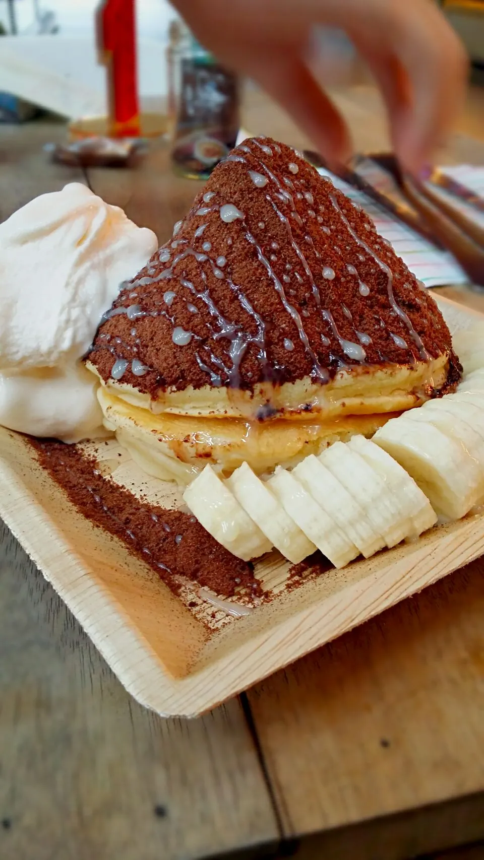 Ovaltine Banana Pancake #Breakfast/Brunch #pancake #ovaltine #banana #gramcafe #thai #thailand #sukhumvit|Pupe Taksapannさん