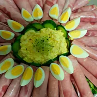 Snapdishの料理写真:Asperges in ham rolletje....|Nisarさん