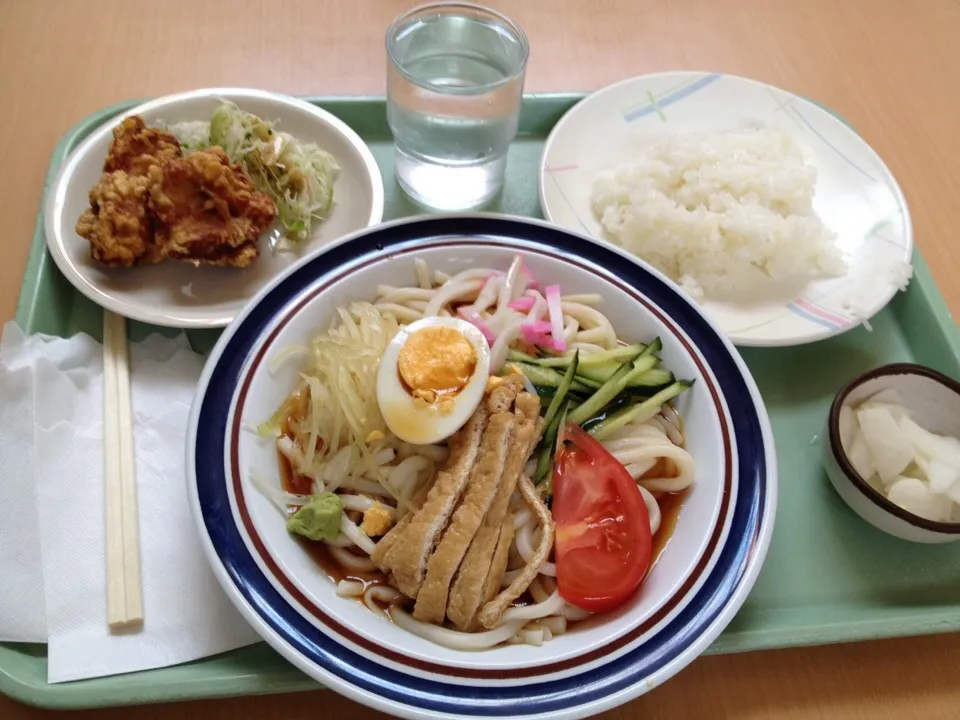 冷やしきつねうどん定食|おっちさん