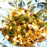 Grilled chicken taco meat with sauté onion and bell pepper|Matrika Edwardsさん