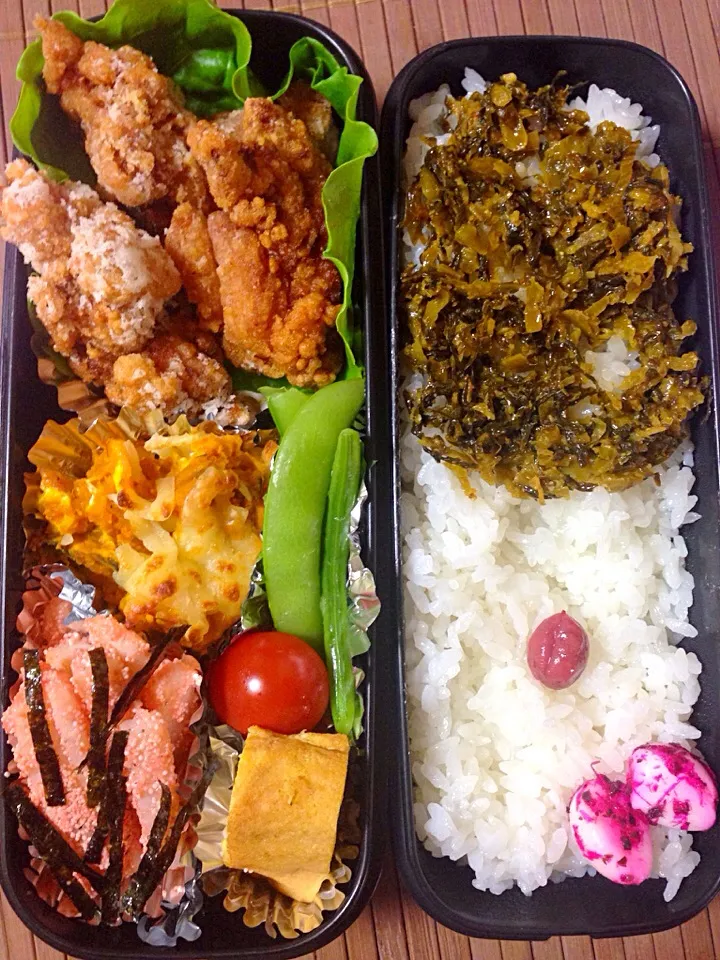 息子弁当40日目！今日も置き弁当〜（≧∇≦）寝坊した！朝練のない日で良かった´д` ;|じゅんけさん