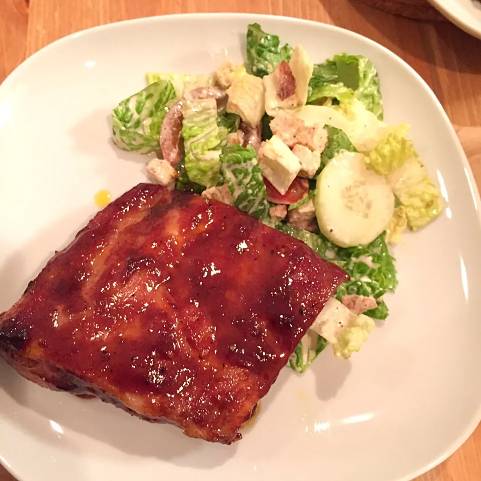 Barbecue Spareribs with salad|Anneさん