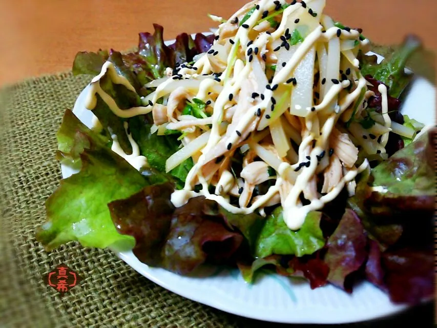 新じゃが芋と鶏胸肉のおかずサラダ|真希さん