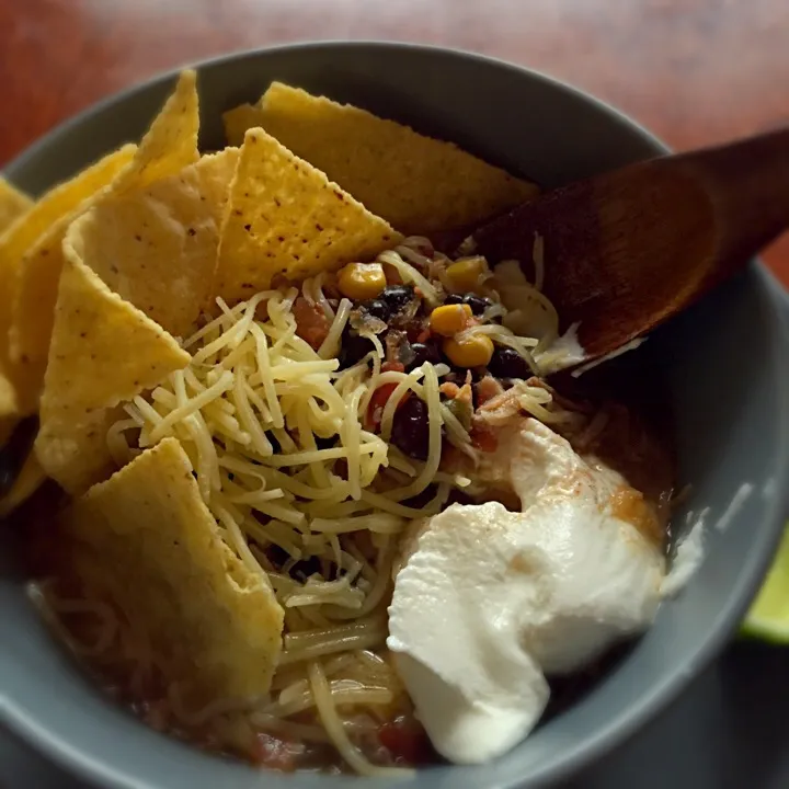 Black bean and chicken tortilla soup|Ritsuko Rogersさん