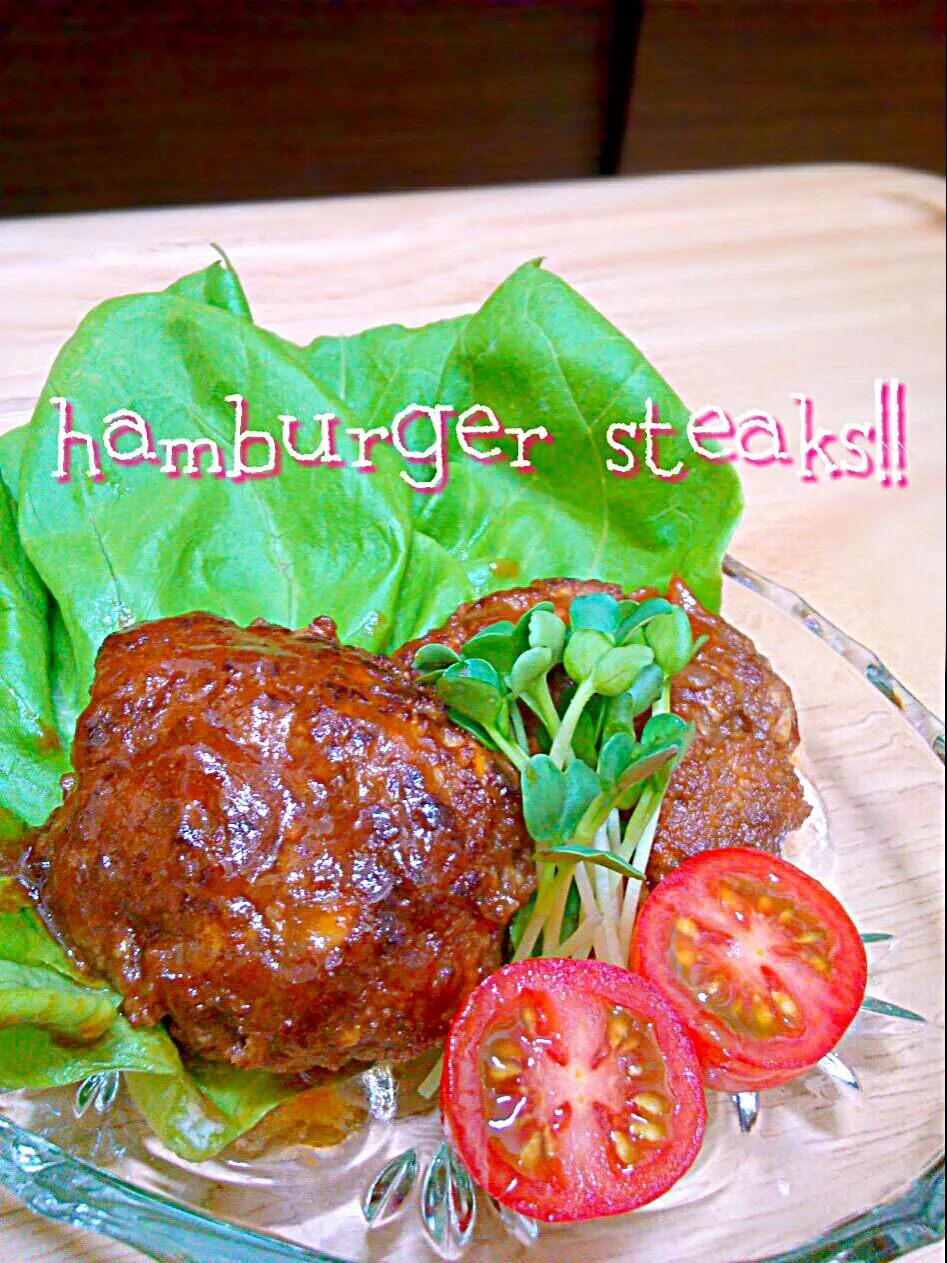 Hamburger steaks!!|和田 匠生さん