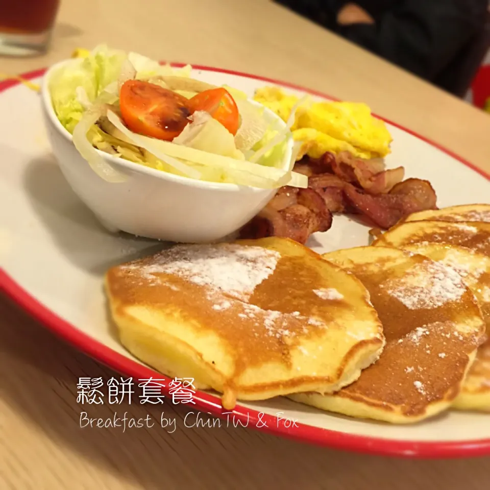 Snapdishの料理写真:朝食 鬆餅套餐|手牽手一起過好日子。さん