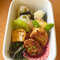 Snapdishの料理写真:娘初弁当◎怖弁(ｰｰ;)|Harunashiさん