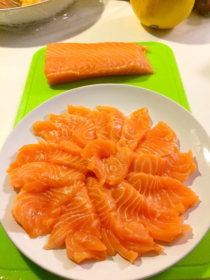 yummy atlatic salmon|marian ilanoさん