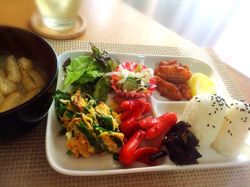 がっつり朝ご飯|ポンポコたまこさん