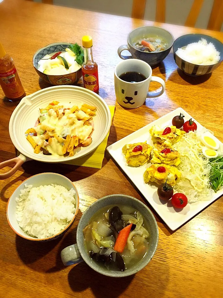 Snapdishの料理写真:朝メシ〜🍴|まんぞーさん