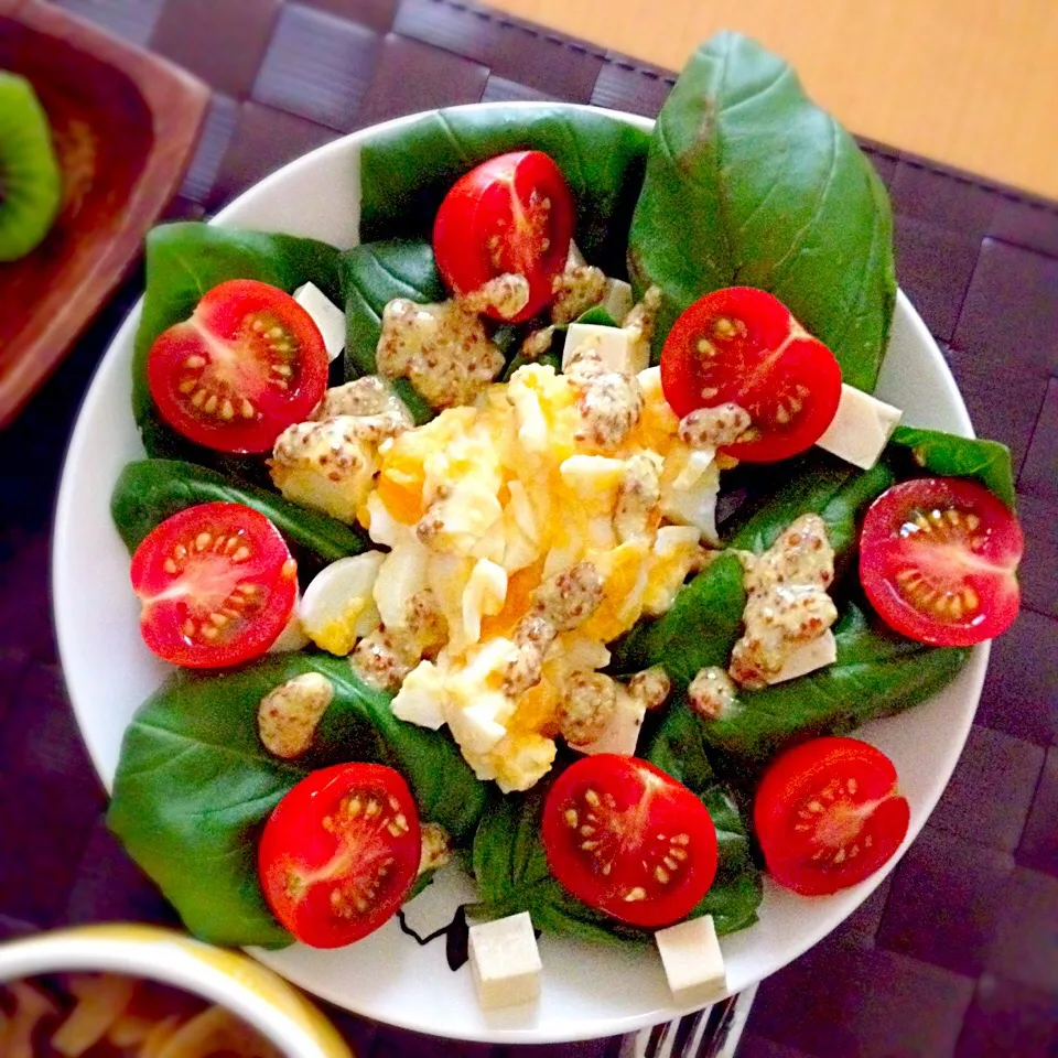 basil tomato salad|ToMo_88さん