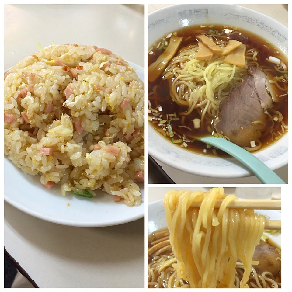 ラーメンと半炒飯@交通飯店(有楽町)|yoooochanさん