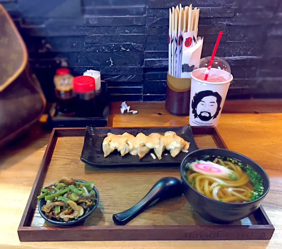 Mentai Gyoza-Udon set|Cloudy Gさん