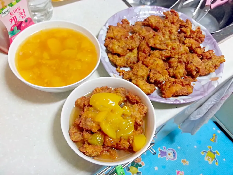 대패삼겹탕수육|펭부파파さん