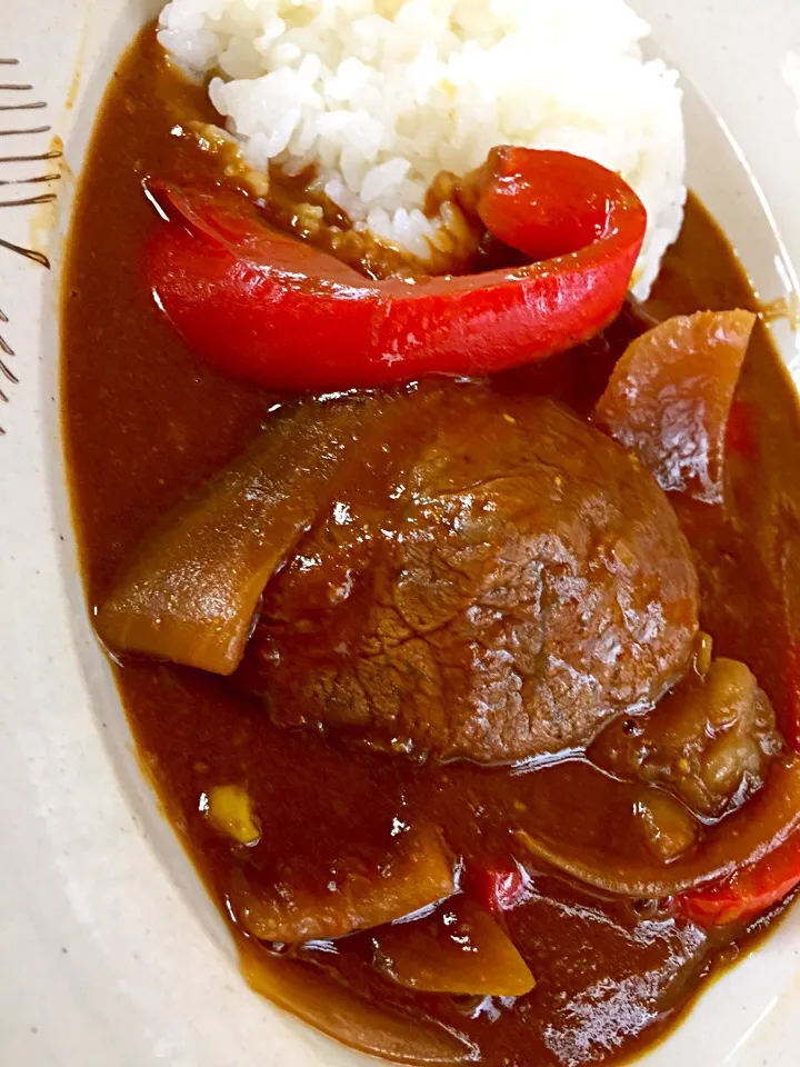 贅沢！ 霜降り和牛ステーキカレー|でおでおさん