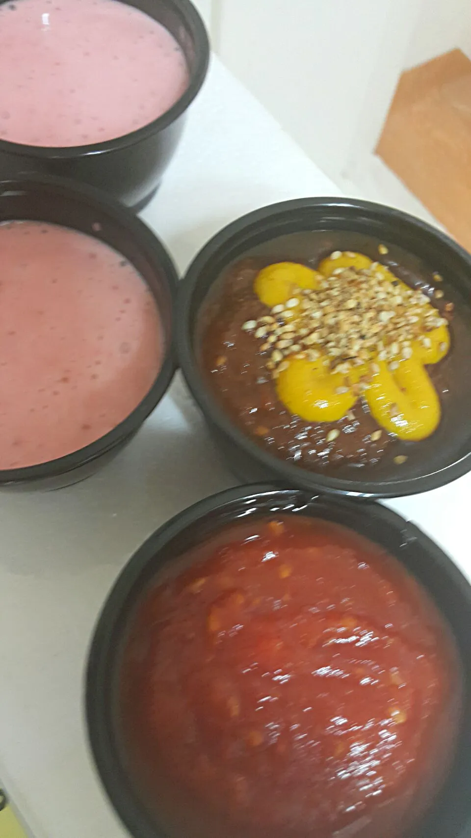 Home made - tomato ketchup . 豚カツソース. strawberry dressing|parkjoheeさん