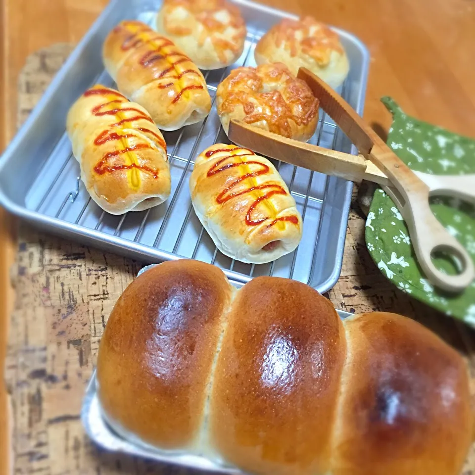 久しぶりにパン焼いた🍞|にょんにいさん