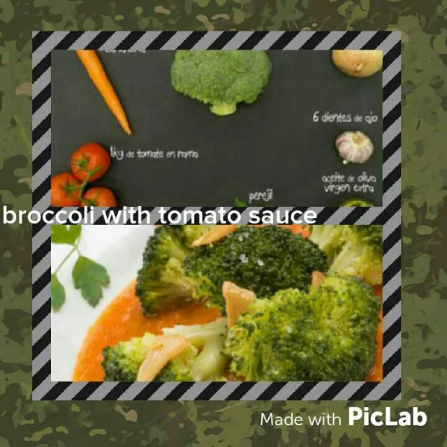 Brocoli con salsa de tomate|erreta (euskadi)さん