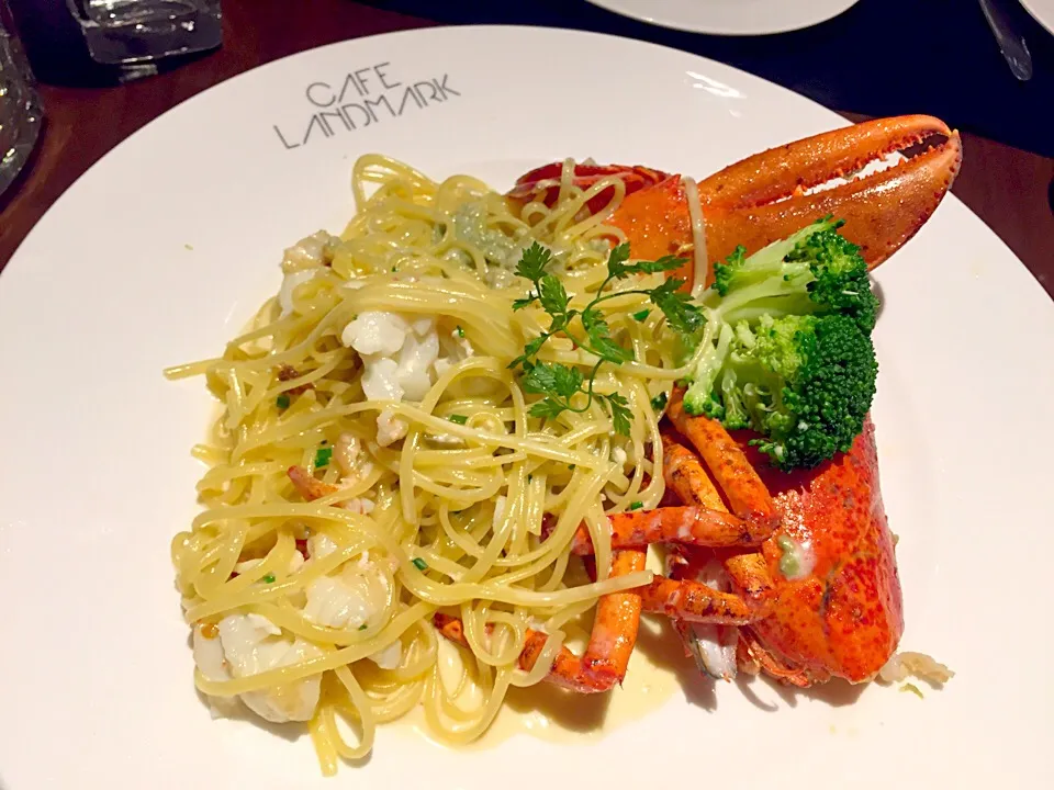 Boston lobster linguine|Sky Blueさん