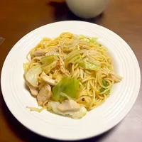 鶏とキャベツの和風スパゲッティ|Ricoさん