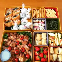 Snapdishの料理写真:【行楽弁当】|みきさん