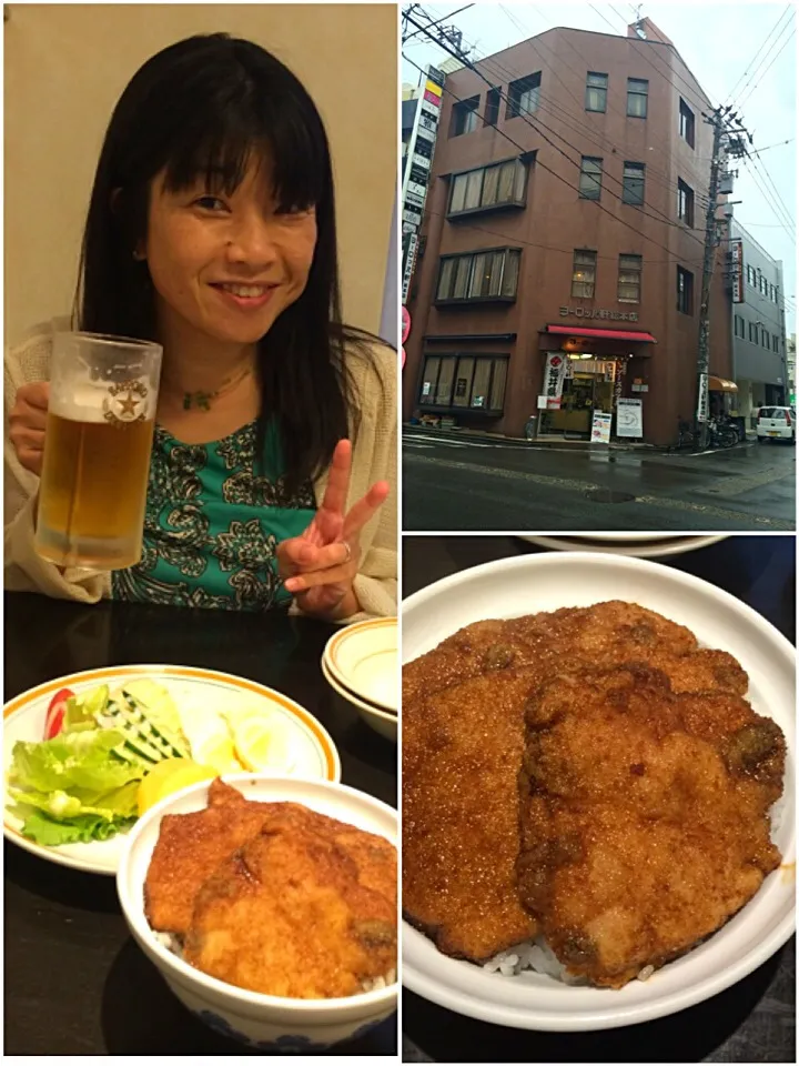 Snapdishの料理写真:2015.6.5 福井名物 ソースカツ丼🍻🍻🍻|ゆみずさん