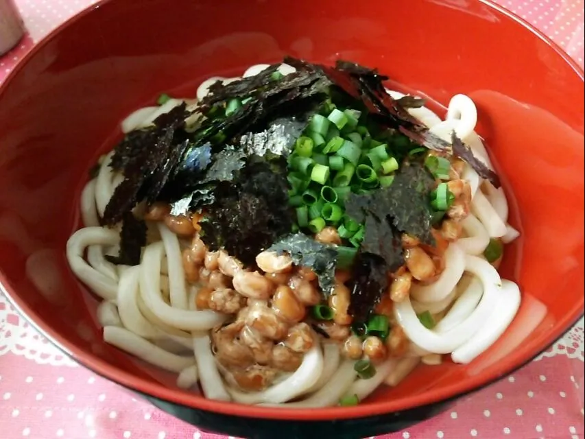 さっぱり 冷し納豆うどん|kamekameさん