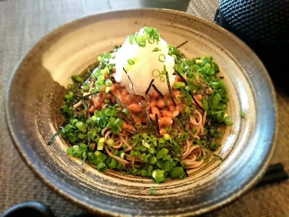 日曜のお昼は 納豆おろし蕎麦♪|yokoさん