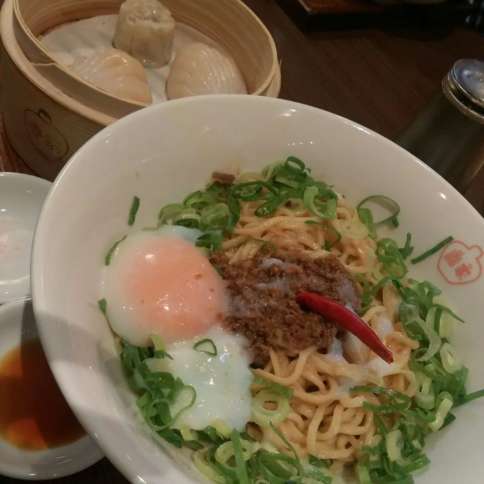 Snapdishの料理写真:香家:汁なし担々麺セット|つーさん