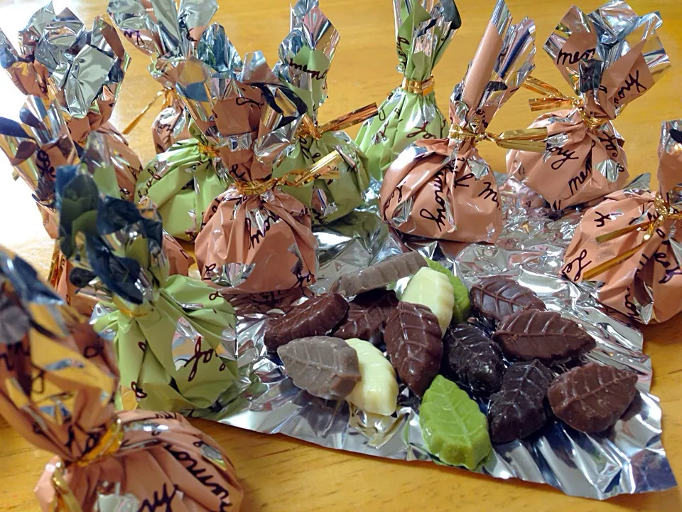 モンロワールのリーフメモリーチョコ|ちゃみこさん